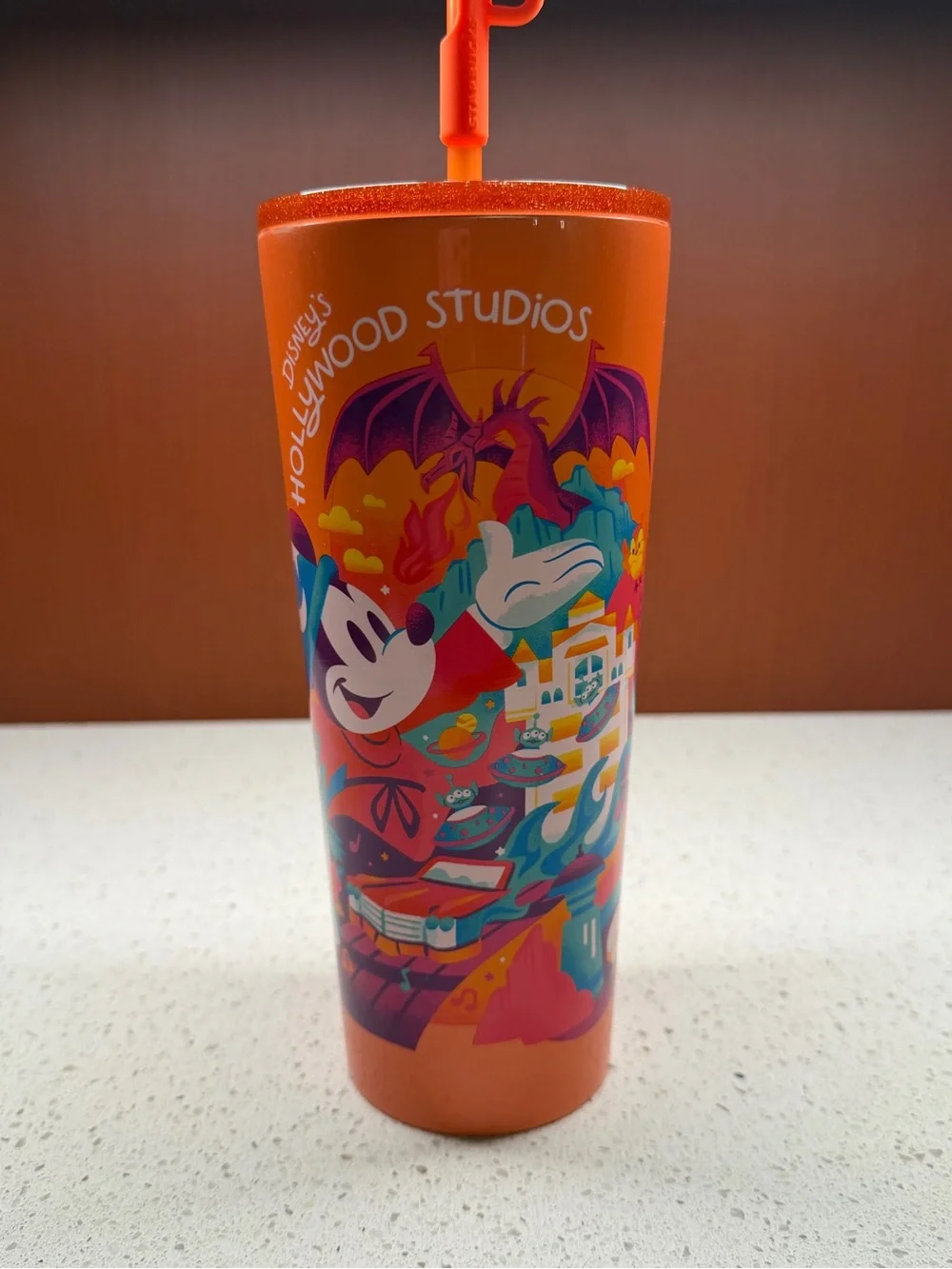 NEW 2026 DISNEY STARBUCKS HOLLYWOOD STUDIOS MICKEY FANTASIA GERTIE TOPER TUMBLER